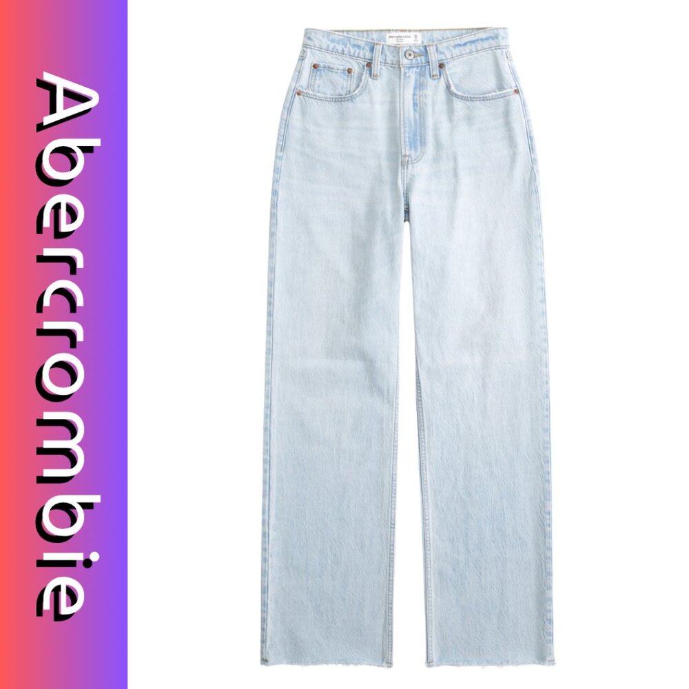 Abercrombie & Fitch Curve Love High Rise Loose Jean